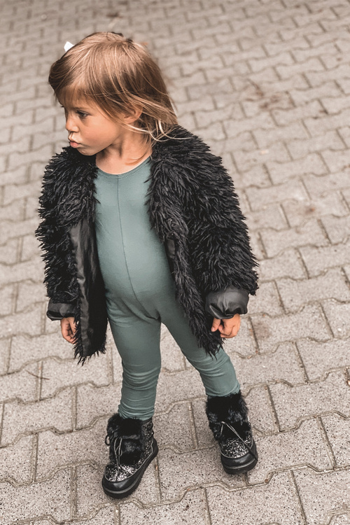 Children's Snow Boots With Fleece Black Minnie Mouse