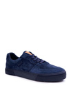 Men's Big Star Suede Sneakers Navy Blue EE174363