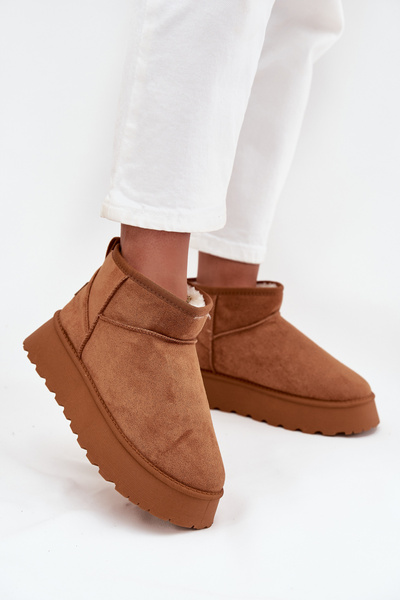 Women's Snow Boots on Platform Camel Celyra