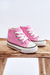 Children's High Sneakers Pink Filemon