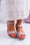 Women's Rose Gold Gerdro Anchor Sandals