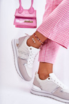 Classic Women's Tied Sports Shoes White Elenes