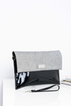 Black and Silver Women's Elegant Handbag