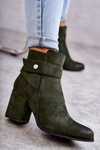 Women's Suede Booties La.Fi 260041BGR-SU Green