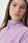 Polar With Stand-up Collar 4F Regular Women's 4FAW23TFLEF146-52S Purple
