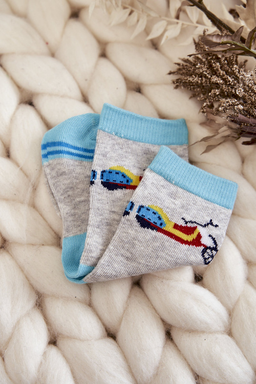 Children's Cotton Socks With Patterns 5-Pack Multicolor
