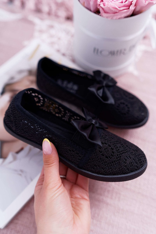 Kids Youth Lace-up Tennis Shoes Black Dudi