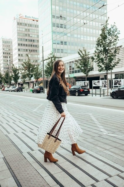 Women's Heeled Boots With Rivets RB23P Camel Snack