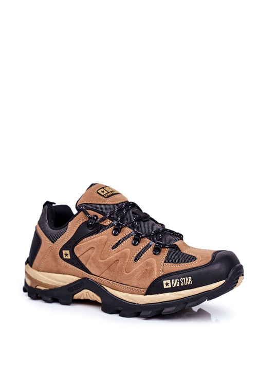 Trekkingowe Męskie Buty Big Star Outdoor Camel GG174280