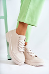 Women's Cloth Sneakers Light Beige Parossa
