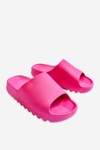 Fashionable Platform Slippers Fuchsia Estella