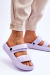 Foam Slide Sandals Violet Lirell