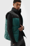 Men's Puffer Vest 4F Green 4FWAW24TVJAM147-40S