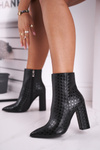 Women's Boots On High Heel Black Prudence