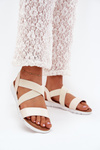 Classic Women's Slip-On Sandals Light Beige Norina