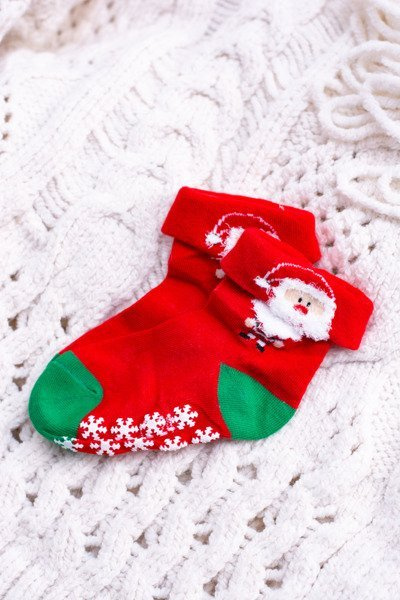 Infant Children's Christmas Anti-Slip Socks With Santa Claus 3