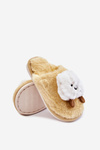 Children's Warm Slippers With Fur Yellow Rubee