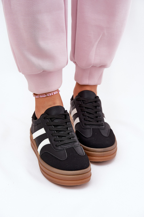 Women's Platform Sneakers Black Tolianna