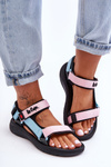 Women's Sports Sandals Lee Cooper LCW-23-34-1688L Pink-Blue