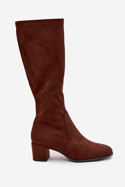 Classic Eco Suede Boots Sergio Leone KZ205 Dark Brown