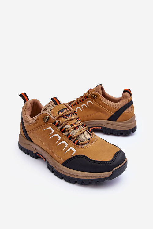 Buty Trekkingowe Niskie Męskie Brązowe Galas HBDW11