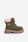 Children's Trapper Boots with a Zip and Sheepskin Zilelone Marialee