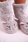 Women's Insulated Home Slippers Grey Nyan Cat