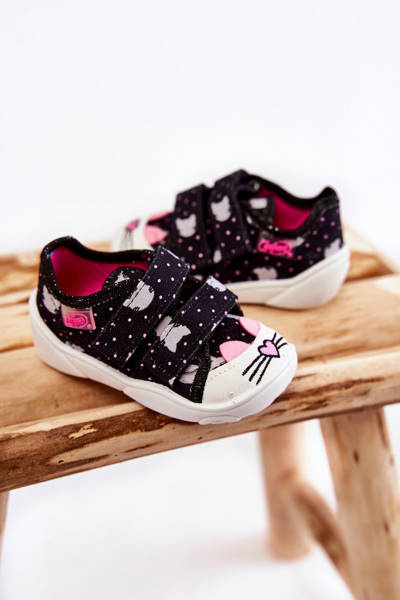 Children's Sneakers Kotki Befado 907P151 Black