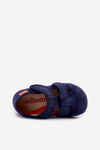 Children's Slippers Milami With Velcro Dark Blue Reathiana