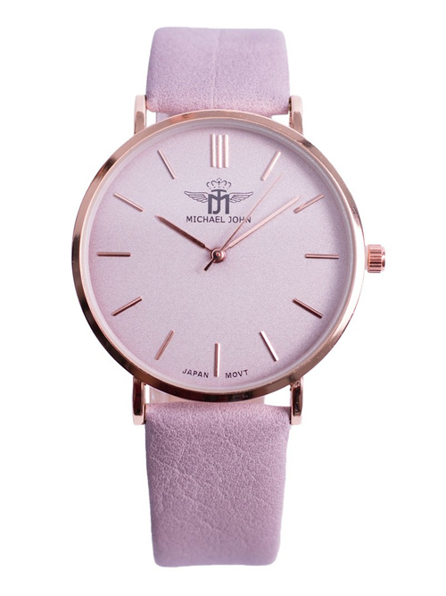 Women's Watch Michael John Florence 40mm Pink Strap