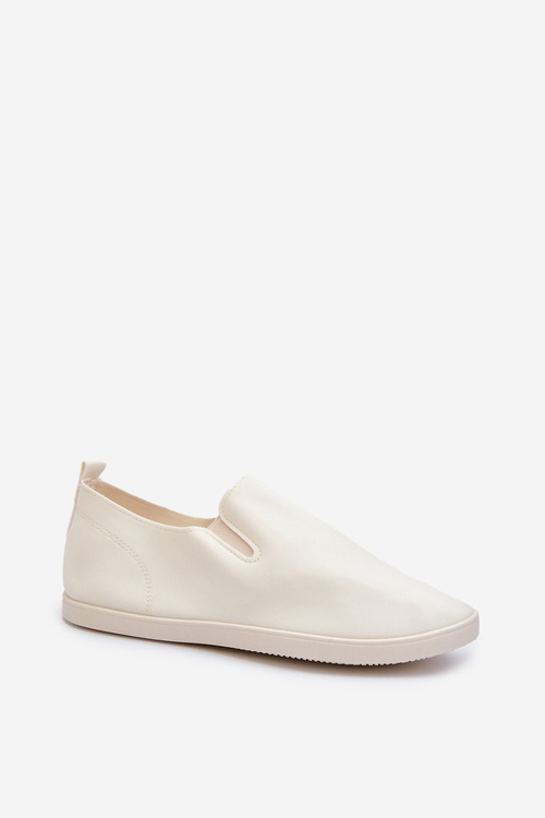 Tenisówki Trampki Damskie Slip-On Beżowe Lovinia