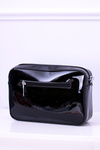 Black Lacquered Handbag Women's Not Scared
