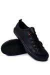 Trampki Męskie Skórzane BIG STAR Czarne JJ174005