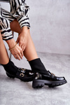 Women's Boots With a Sock Slip-on Black Sofia