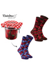 Skarpetki Rainbow Socks Owoce W Słoiku Truskawki Borówki 2 Pary