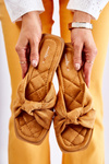 Women's Fashionable Suede Slippers Camel Lorrie