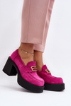 Zazoo 20170 Women's Suede Pumps in Pink