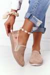 Espadryle Perforowane Big Star Beżowe FF276035 