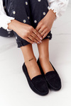 Mokasyny Zamszowe Big Star Czarne HH274662