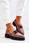 Suede Loafers With Decoration La.Fi 210031TA-SU Cappucino