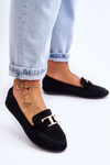 Classic Slip On Loafers Black Carly