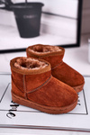 Children's Insulated Snow Boots Brown Gooby
