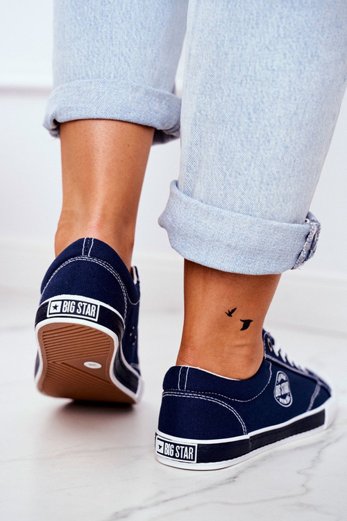 Damskie Trampki Big Star Granatowe FF274229
