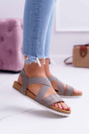 Women's Sandals With Erasers Khaki Itako