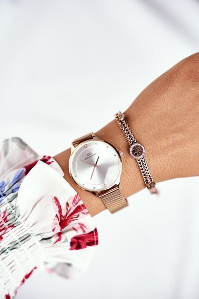 Women's Watch Giorgio & Dario Pink Gold Tereno