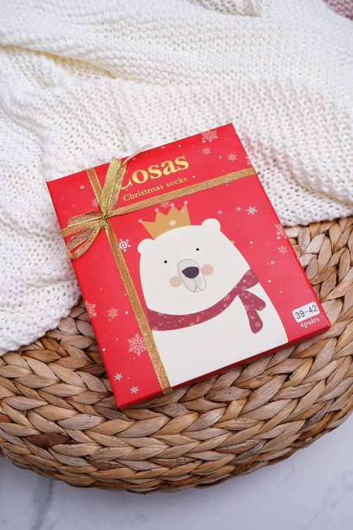 Women's Socks Christmas Set of 4 Pairs DM-601