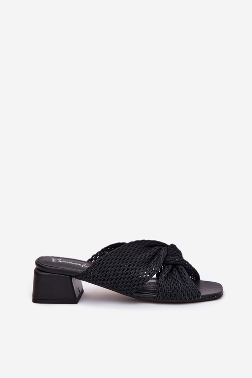 Ladies Heeled Sandals Maciejka 06955-01 Black