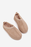 Children Youth Snow Boots With Embroidery On Platform Beige Jolisse