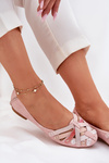 Ladies Leather Ballet Flats Maciejka 01358-51 Pink