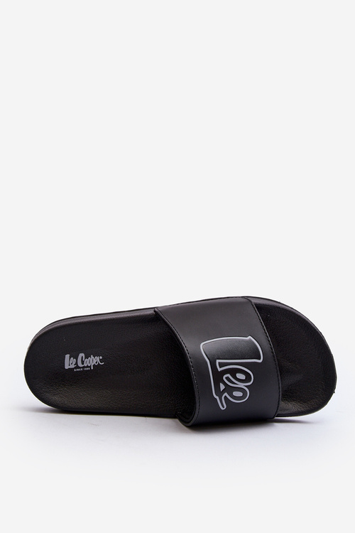 Klapki Męskie Czarne Lee Cooper LCW-24-42-2485M